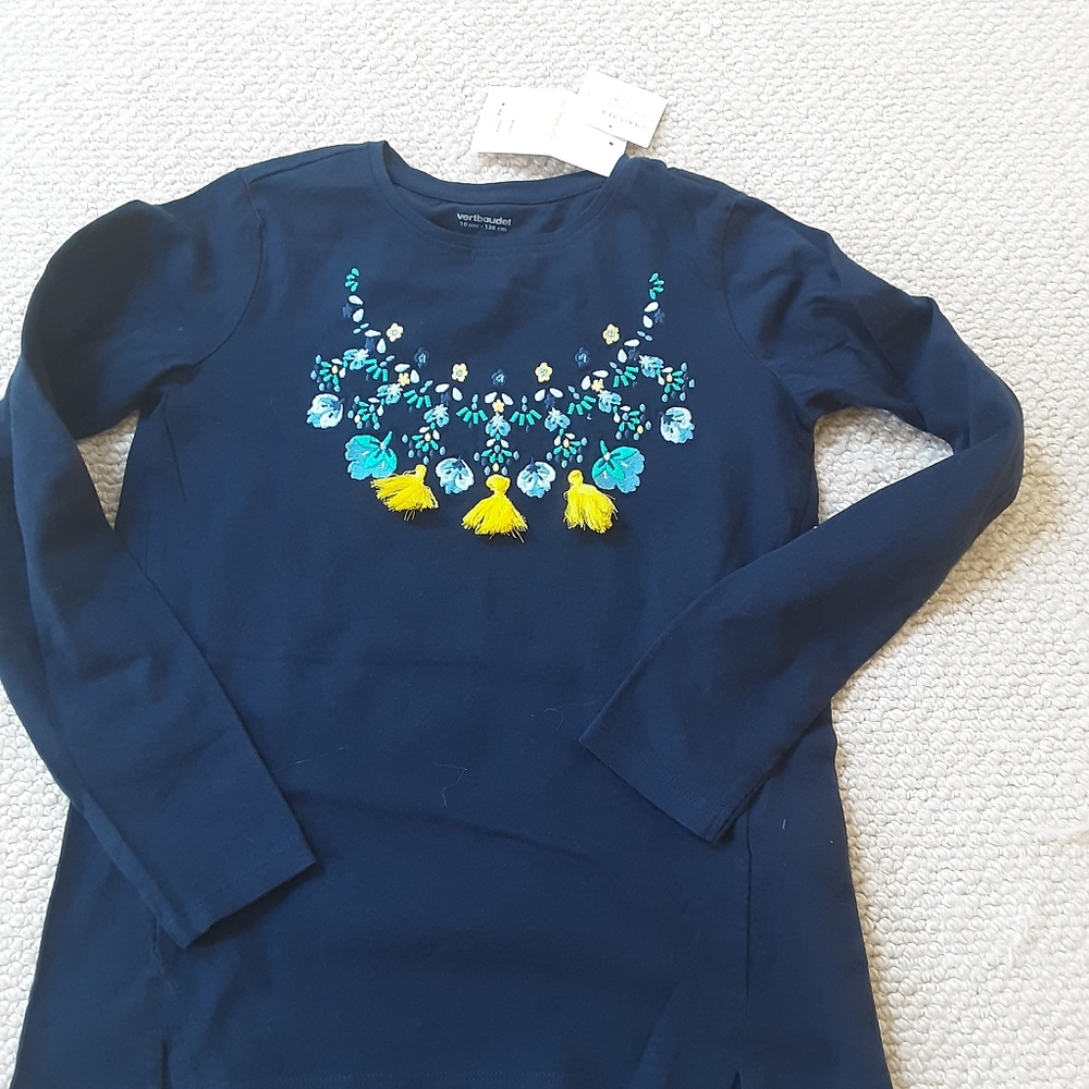 Navy blue top